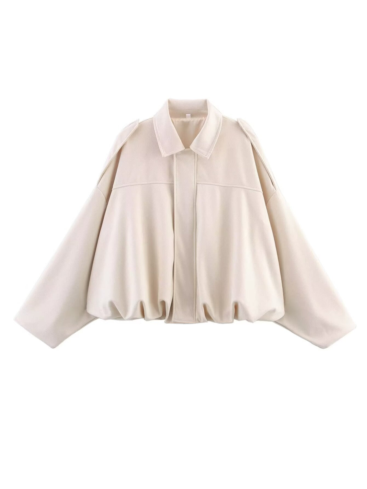 Faux Suede Texture Pilot Jacket - Men's Casual Zip Up Coat with Soft Touch Finish for Daily Wear